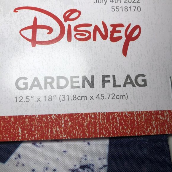 Disney Mickey Mouse Garden Flag "American Original" 4th Of July Patriotic USA - Picture 3 of 6